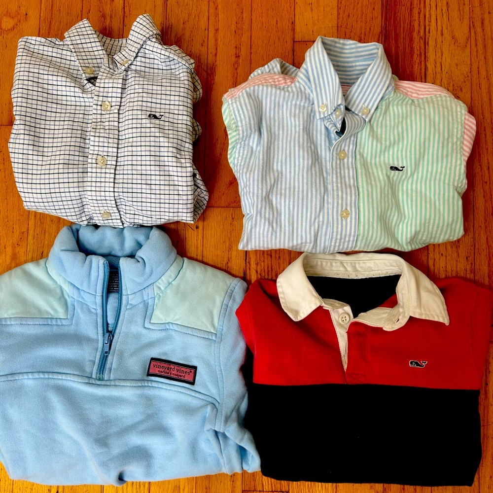 Vineyard Vines Boys Lot Shirts Shep Shirt 5